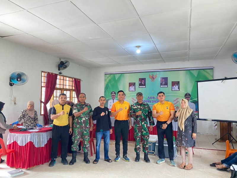 PMI Langkat, Forkopimcam dan SPN Hinai Himpun 70 Kantong Darah, Semarakkan HUT RI ke-81