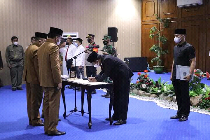 Sekdako Binjai Dan Kepala Bapeda Resmi Dilantik