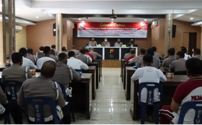 Kabid Propam Polda Sumut Kunker Ke Polresta Deli Serdang dalam