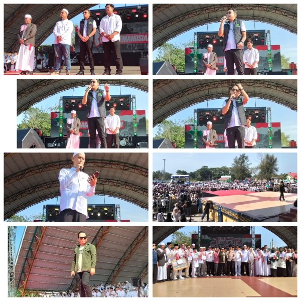 Ketua DPC IKAUIR Kota Dumai Vincent Moerghasini Yusuf Turut Hadir Sampai Statement Dalam Donasi Sumatra dan Palestina