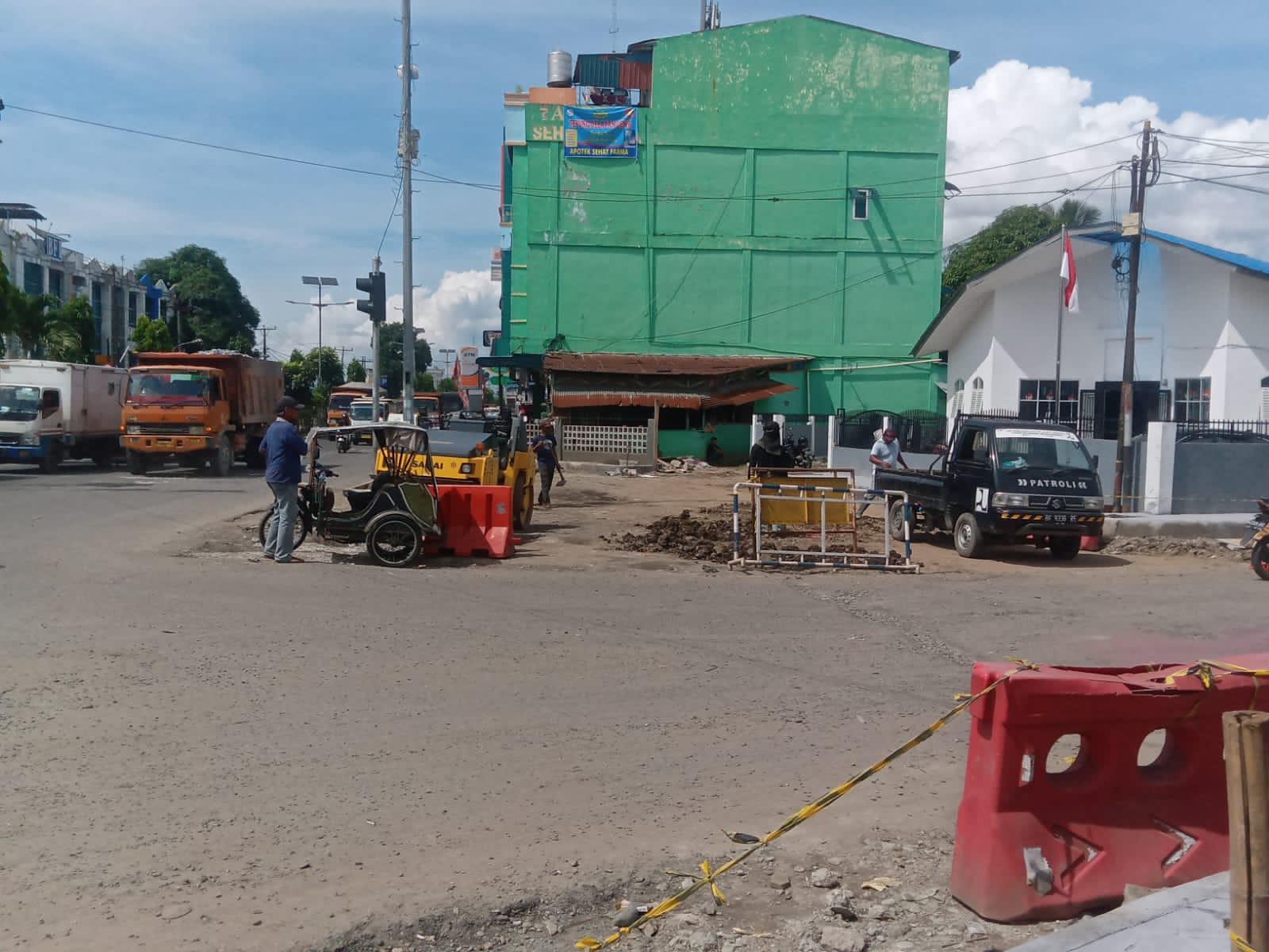 Dinas PUPR Binjai Bangun Proyek Pelebaran Jalan diduga Anggaran Tidak Jelas dan Banyak Penyelewengan