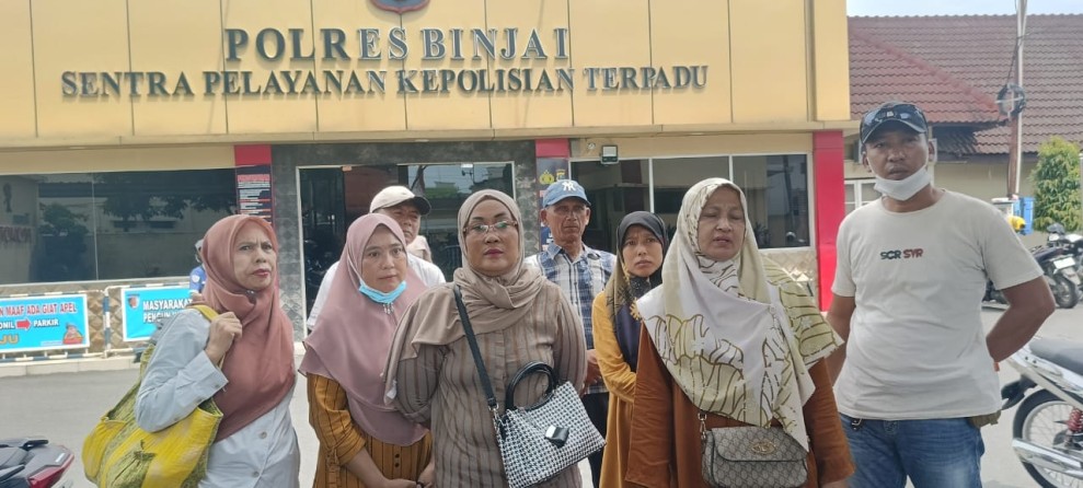 Tiga Bulan Pelaku Penipuan Belum  Ditangkap, Puluhan Korban Datangi Polres Binjai
