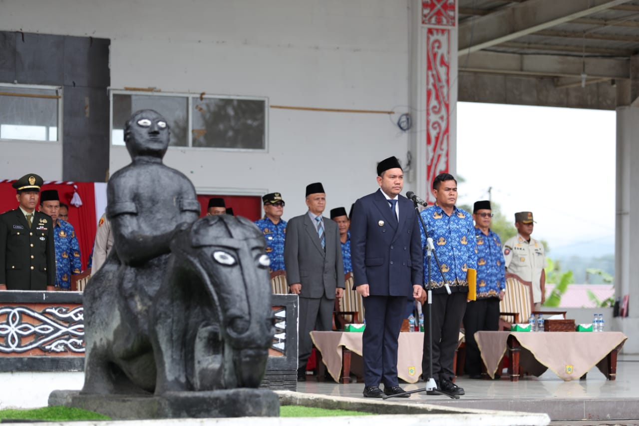 Bupati Pakpak Bharat Franc Pimpin Upacara Hari Kesaktian Pancasial Tahun 2022