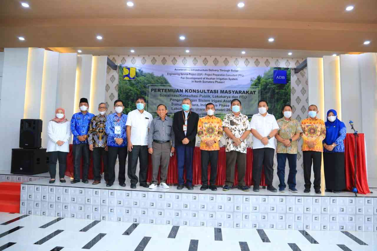 Wakil Bupati Labura, buka PKM Lokakarya dan FGD Pengembangan Irigasi