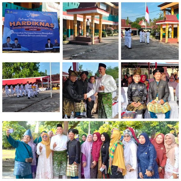 Peringatan Hardiknas 2026 Diadakan SMA Negri 2 Dumai Sebagai Inspektur Upacara Walikota Dumai