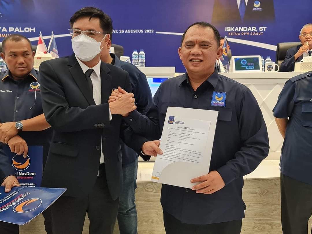 Ketua DPD Partai NASDEM Labuhanbatu ditugaskan DPD Partai NASDEM. Sumut ikut Pilkada Tahun 2024