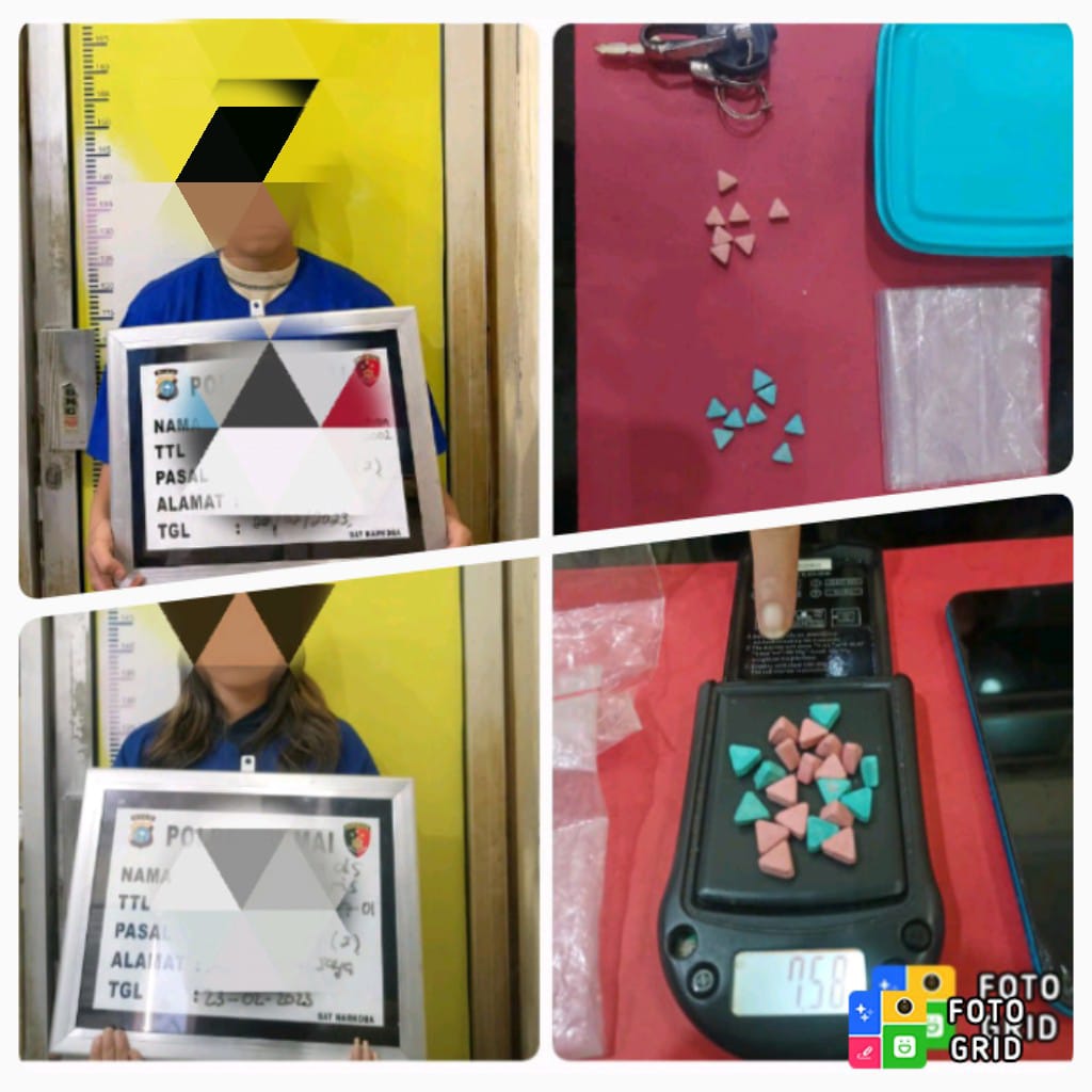 2 Wanita Ini Diciduk Satnarkoba Polres Dumai