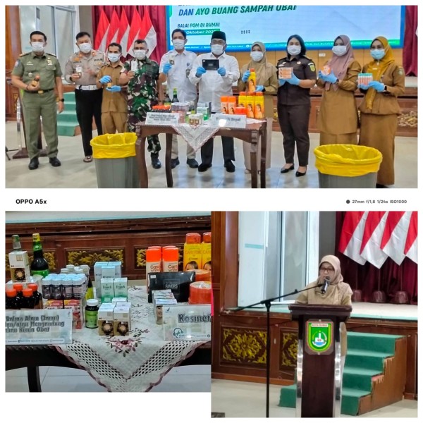 Balai POM Dumai Musnahkan Hasil Pengawasan, Ajak Masyarakat Buang Obat Kadaluarsa