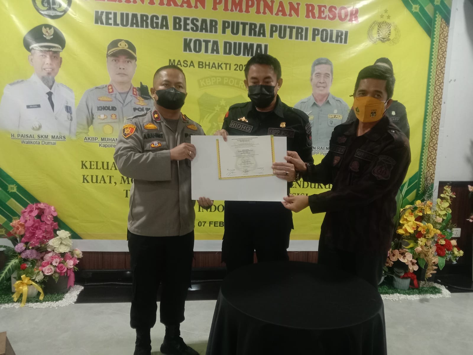 Dirut RSUD Dumai drg Rhidonaldi Resmi Dilantik Sebagai Ketua KBPP Polri Resor Dumai