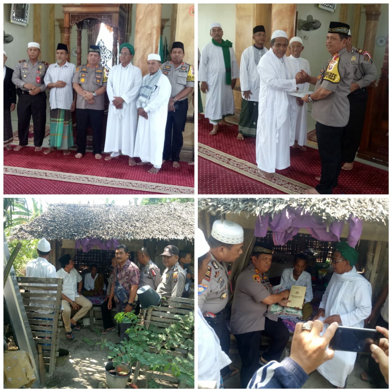Usai Sholat Jumat Berjemaah DiMesjid Itiqomah AKBP Ikhwan Beri Pesan Kamtibmas