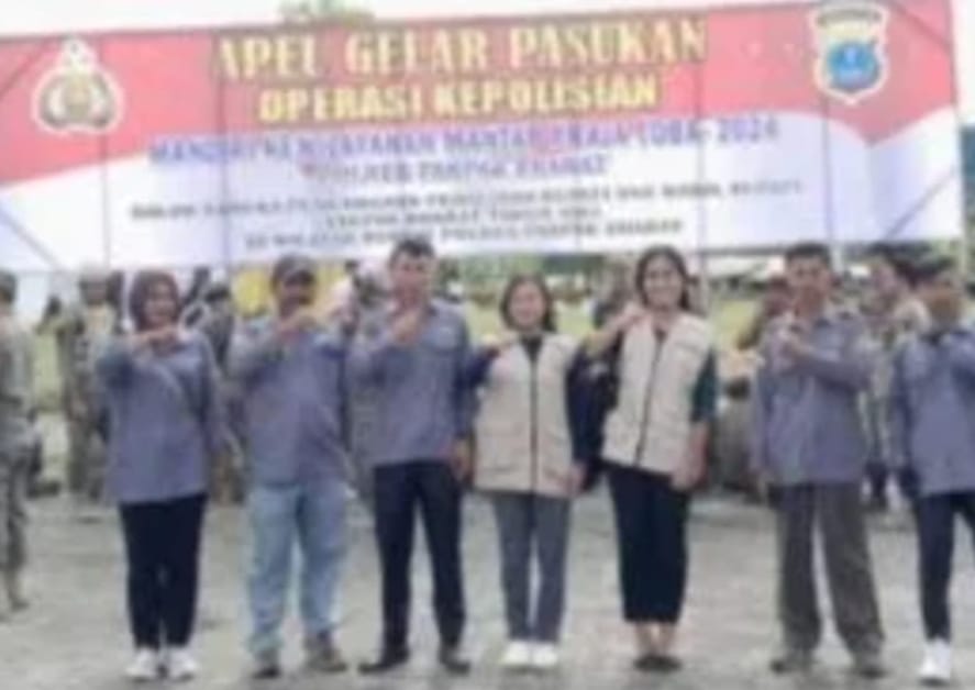 Bawaslu Pakpak Bharat Ikut Serta Apel Gelar Pasukan Praja Toba