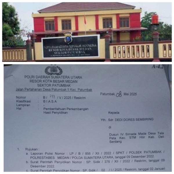 Tiga Tahun LP Ngendap Di Polsek Patumbak, Korban Harap Kompol Daulat Simamora Mampu Menangkap Para Pelaku