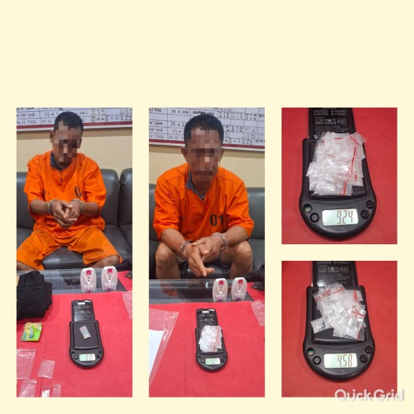 Satres Narkoba Polres Dumai Gulung Dua Pengedar, 68 Paket Sabu dan Ekstasi Disita Sebagai Barang Bukti