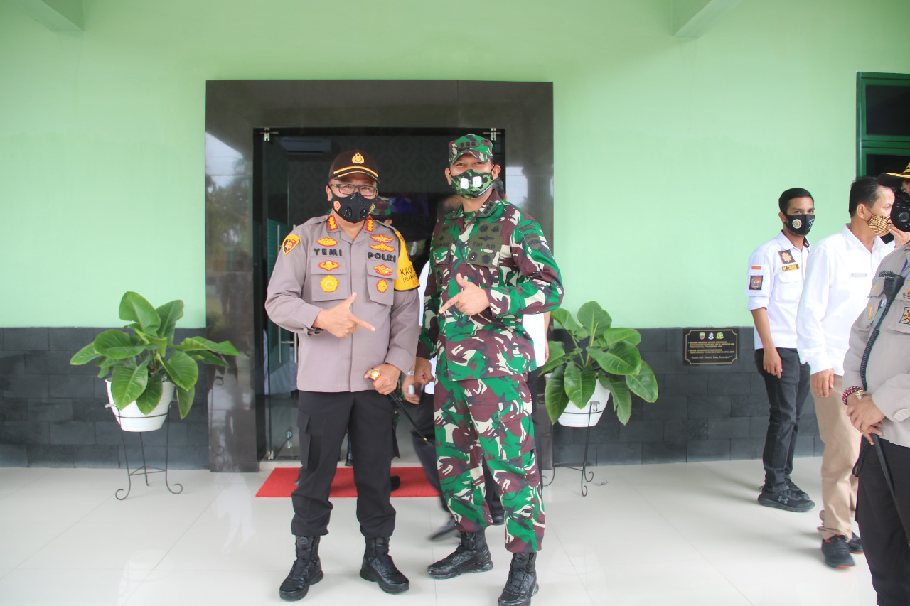 Kapolresta Deli Serdang Sambut Kunjungan Kerja Pangdam I Bukit Barisan Ke Kodim 0204/DS
