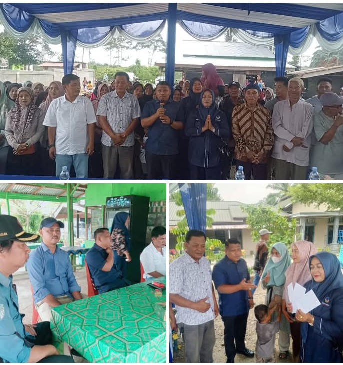 Reses Ke Desa Sei Kuning, M Hasby Assodiqi, S.Sos Tampung Aspirasi dengan Diskusi bersama Warga