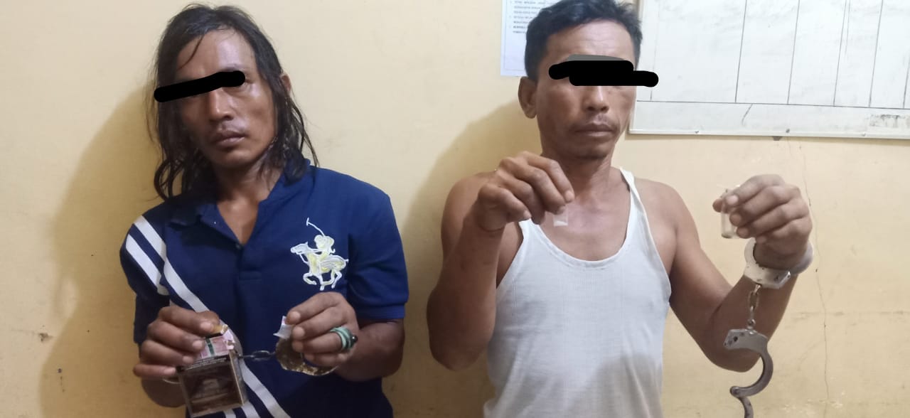 Tekab Reskrim Polsek Pantai Cermin, Gagalkan Dua Nelayan Pantai Cermin  Transaksi Sabu