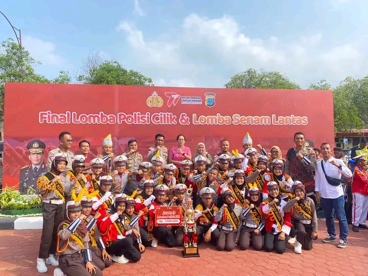 Peserta Pocil dan Senam Lantas Polres Madina berhasil Raih Juara 3 Sejajaran Polda Sumut