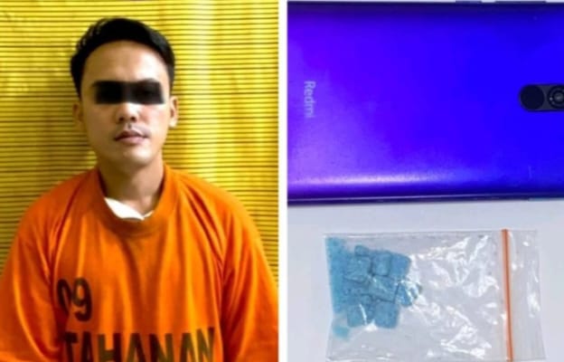 Satresnarkoba Polres Binjai Tangkap Pelaku Peredaran Ektasi Di Namo Ukur