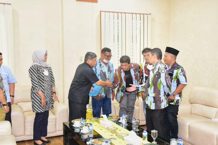 Wabup Deli Serdang Terima Audensi DPD Ikatan Pemuda Karya (IPK) Di Kantor Bupati Deli Serdang.