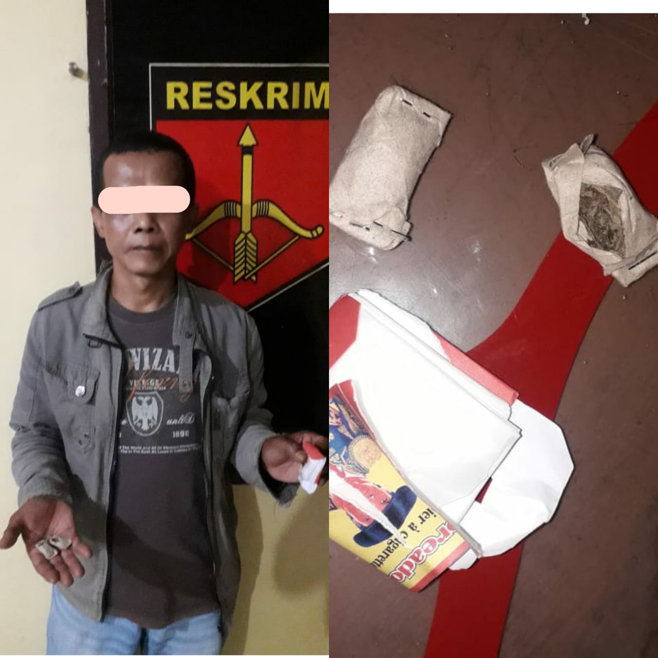 Tim Tekab Polsek Tanjung Morawa Ringkus Seorang Pria Diduga Pengguna Narkoba