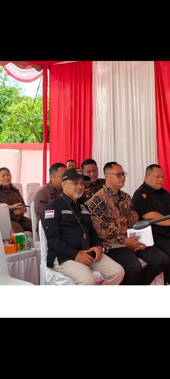 Pemusnahan BB Narkoba Juni -Agustus 2025 Gedung  Kajari Dumai dr.SYaiful.MKM.Kadis Kesehatan turun Hadir.