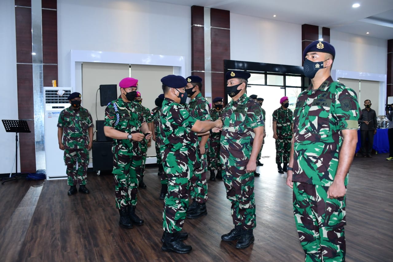 Danlantamal 1 Belawan Pimpin Sertijab Kadisfaslan Dan Pengukuhan Kadispen