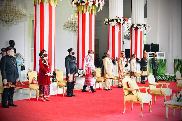 Presiden Joko Widodo Pimpin Upacara Peringatan Detik-Detik Proklamasi Kemerdekaan Republik Indonesia