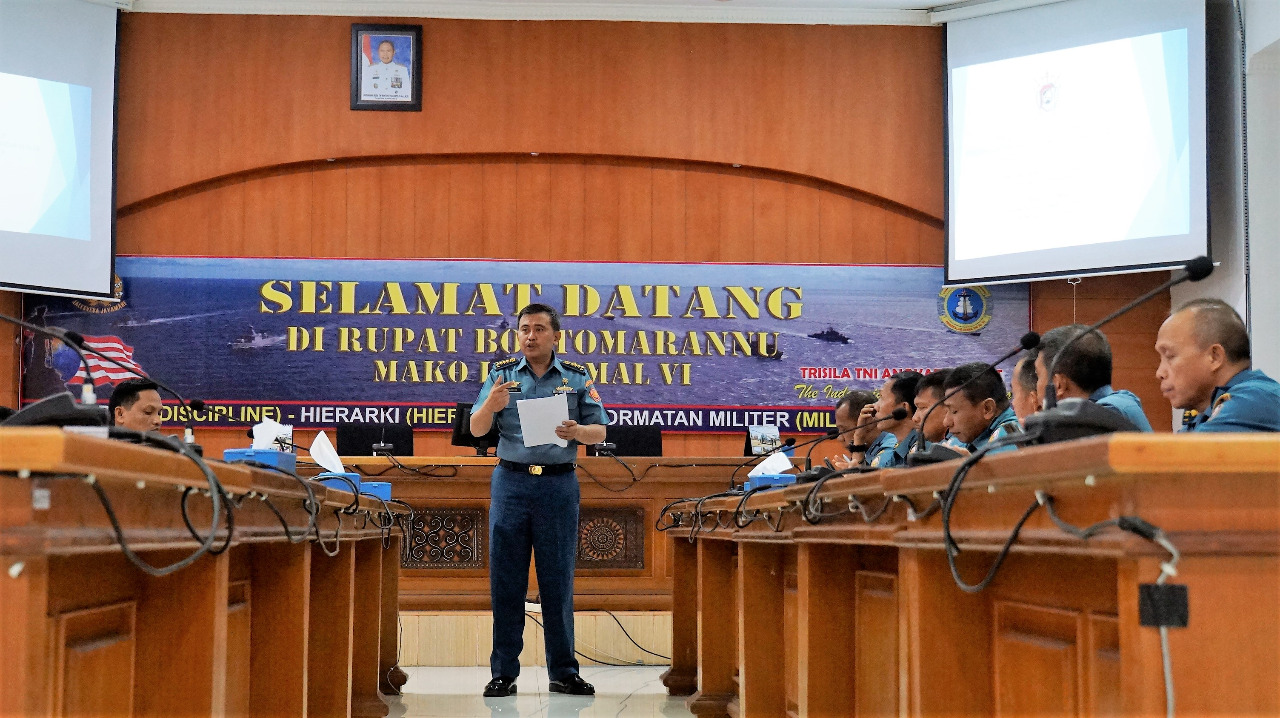 Lantamal VI Makassar Sebagai  Tempat  Penelitian Strategi Pertahanan Laut ALKI II Dosen dari UNHAN R