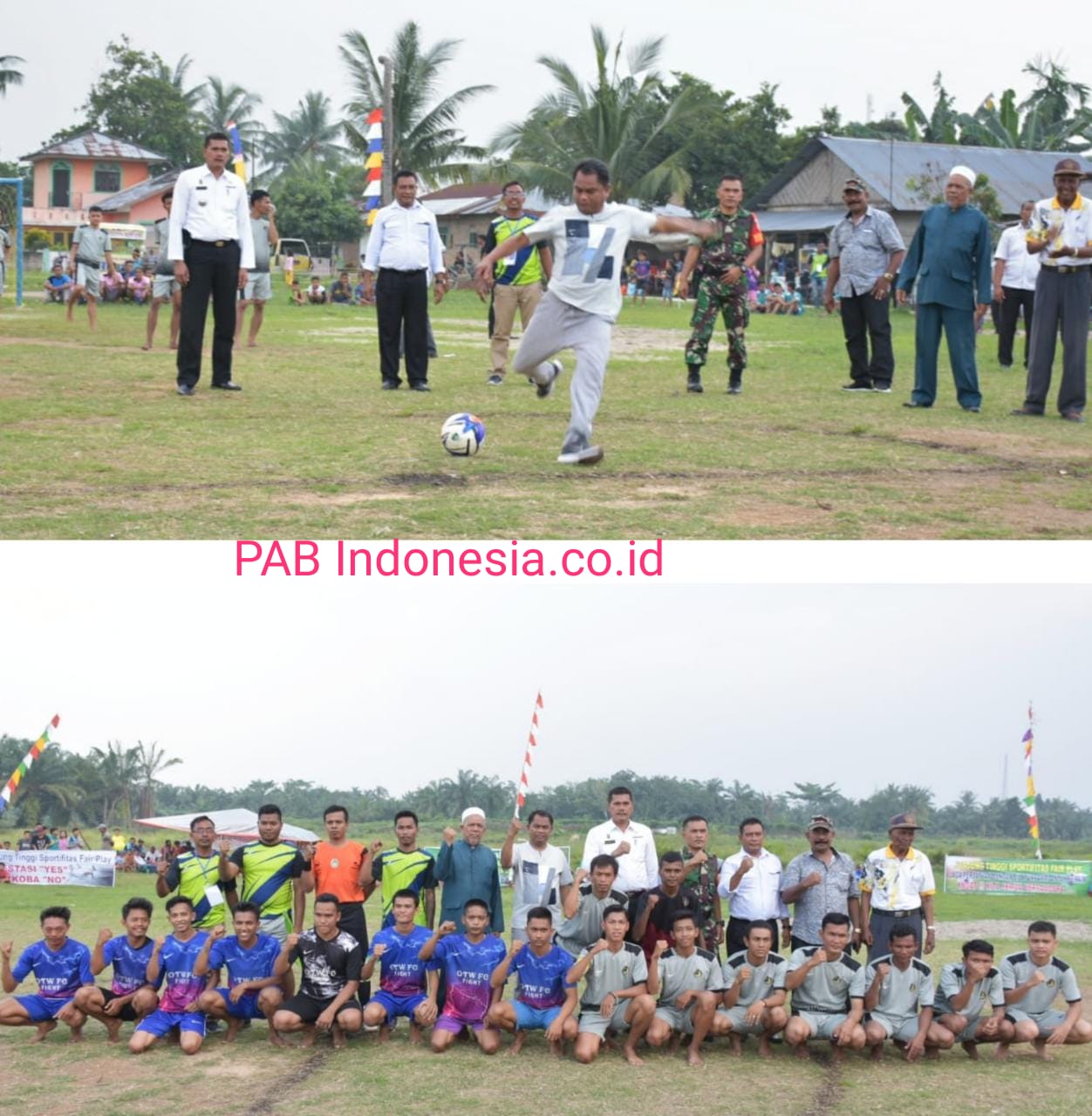 Bupati Sergai Buka Turnamen Sepak Bola Kampung Keling Cup-II Tahun 2019