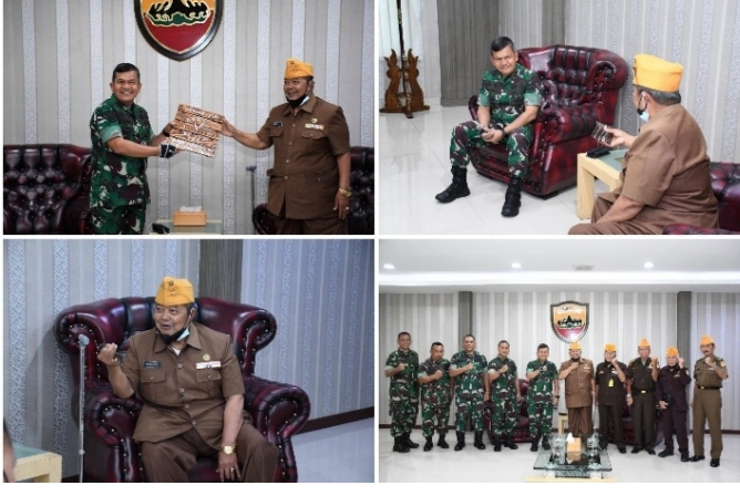 Pangdam I/BB Mayjen TNI Achmad Daniel Chardin  Terima Kunjungan Silaturahmi Pengurus LVRI Sumut