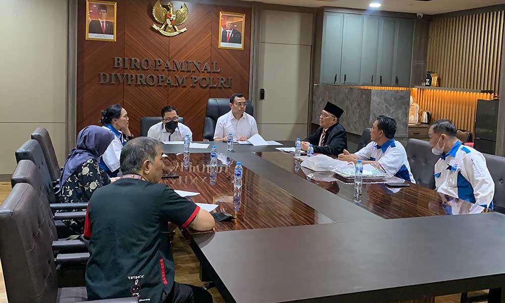 PPWI Sowan ke Karo Paminal, Harapkan Pembenahan Mentalitas Personil Polri