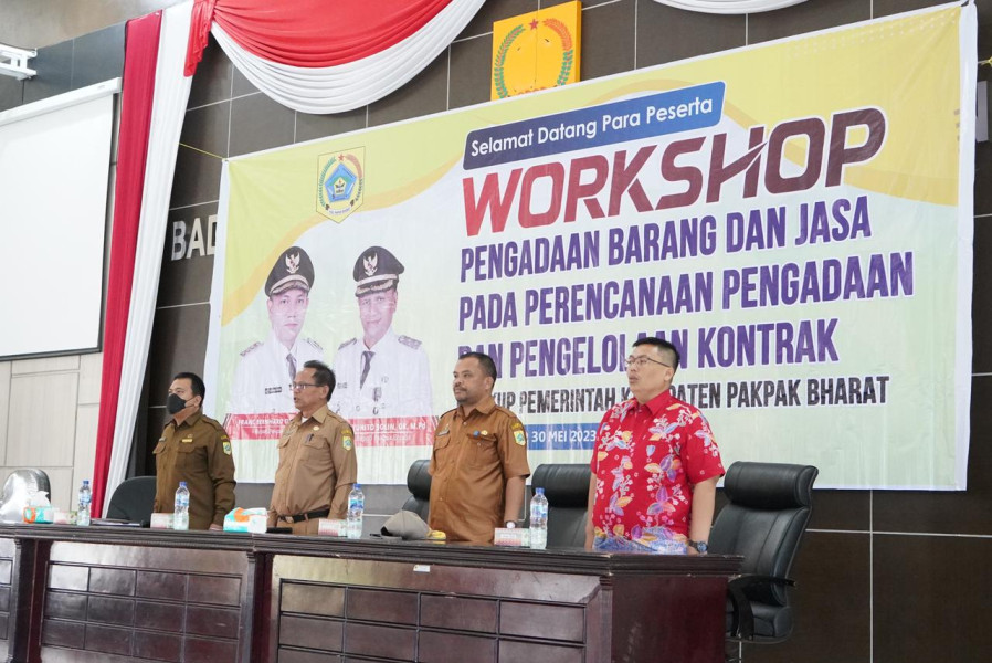 Buka Workshop Pengadaan Barang Dan Jasa Begini Pesan Bupati Pakpak Bharat