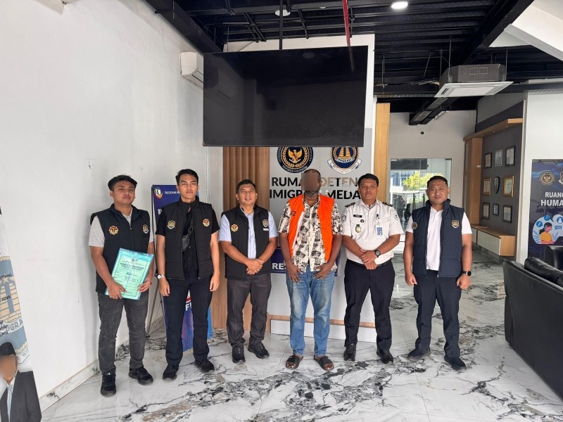 Imigrasi Belawan Pindahkan WNA Malaysia ke Rudenim Medan