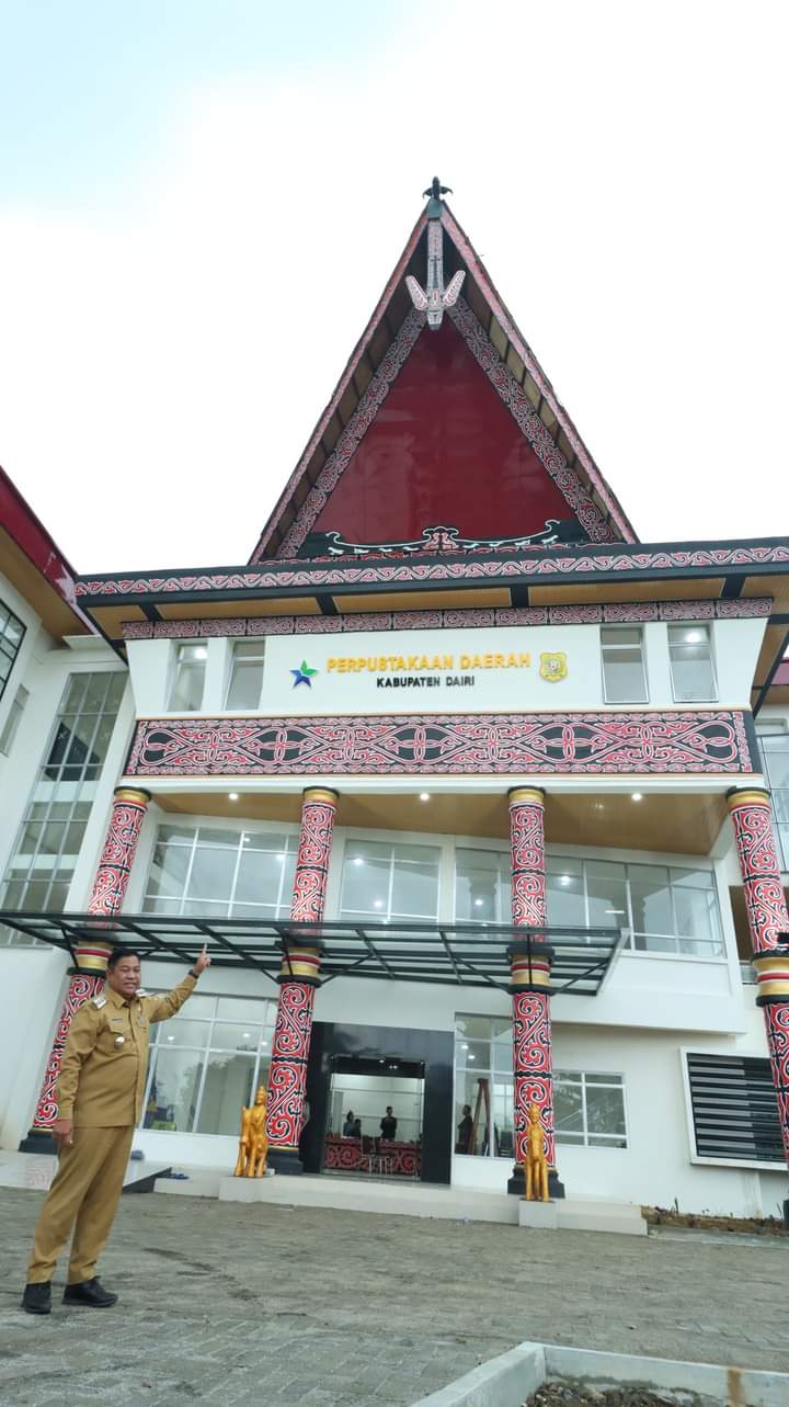 Besok Gedung Layanan Perpustakaan Dairi Diresmikan, Kepala Perpusnas Dipastikan Hadir