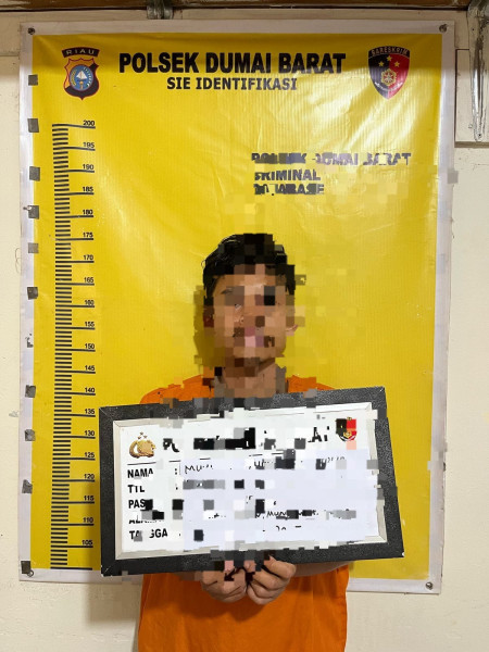 Polsek Dumai Barat Berhasil Mengaman Pelaku Pencurian Kelurahan Bukit Timah