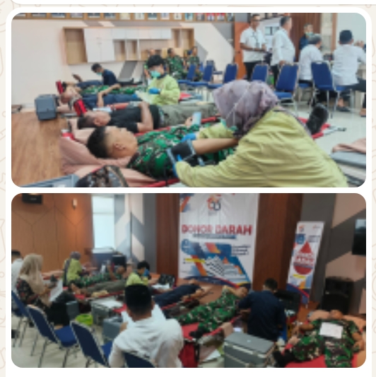 Semangat Kemanusiaan Kodim 0728/Wonogiri Warnai HUT ke-63 Bank Jateng melalui Aksi Donor Darah