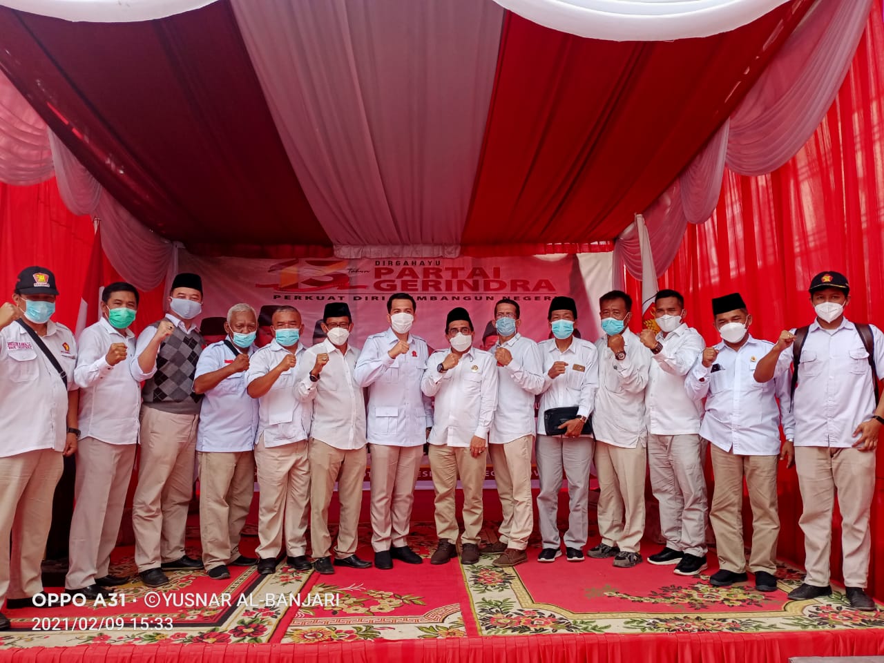 Ketua DPC Partai Gerindra: Kita Harus Berani, Untuk Bangkit Membangun Sergai