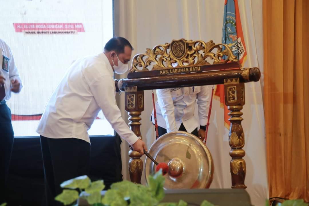 Bupati Labuhanbatu buka secara resmi Musrenbang RPJMD Kabupaten Labuhanbatu Tahun 2021-2026.