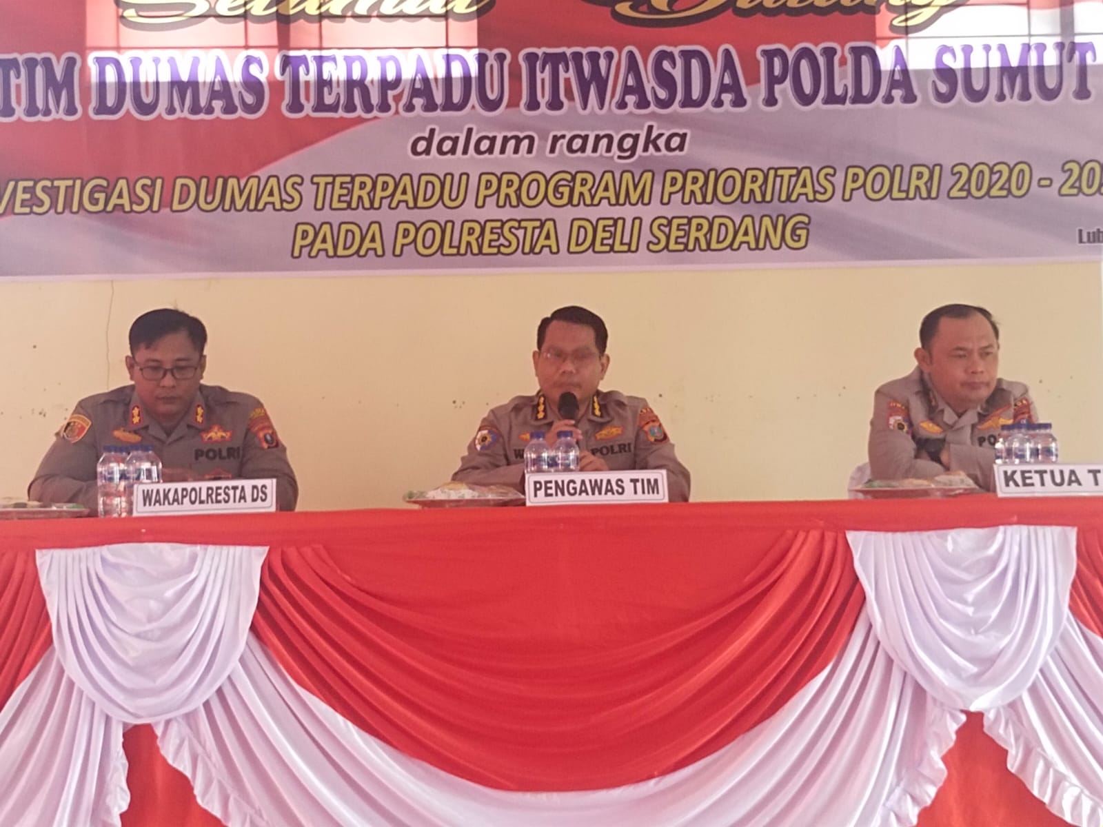 Polresta Deli Serdang Sambut Tim Investigasi Dumas Terpadu Dari Itwasda Polda Sumatera Utara .