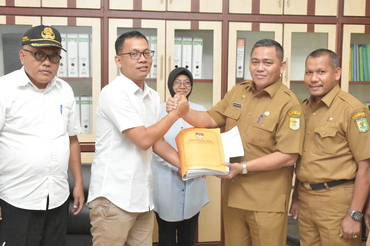 Pemkab Sergai Terima Berkas 45 Nama Anggota DPRD Terpilih dari KPUD Sergai 