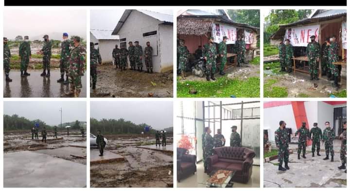 Waaspotwil Kogabwilhan II Tinjau Lokasi Baksos HUT Ke-75 TNI di Masamba
