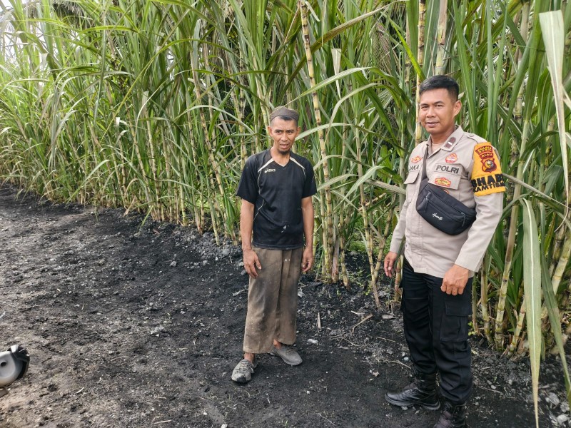 Bhabinkamtibmas Mundam Sambangi Kebun Tebu, Tingkatkan Sinergi Dukung Perekonomian Masyarakat