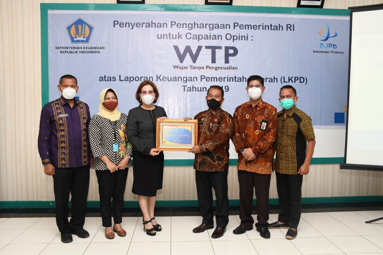 Pemkab Sergai Terima Penghargaan Opini WTP  Kementerian Keuangan RI