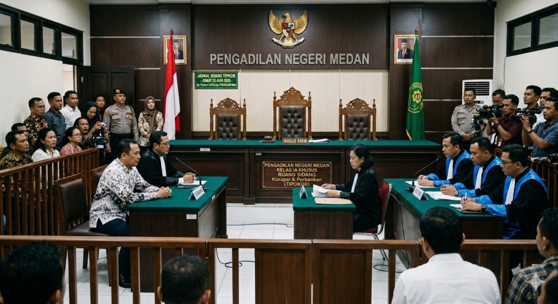 Faisal Hasrimy Disebut Saksi Perintahkan Proyek Smartboard Rp29,5 Miliar Langkat