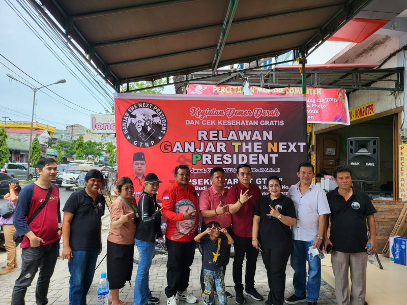 Peduli Sesama, Relawan GTNP Gelar Aksi Donor Darah dan Cek Kesehatan Gratis