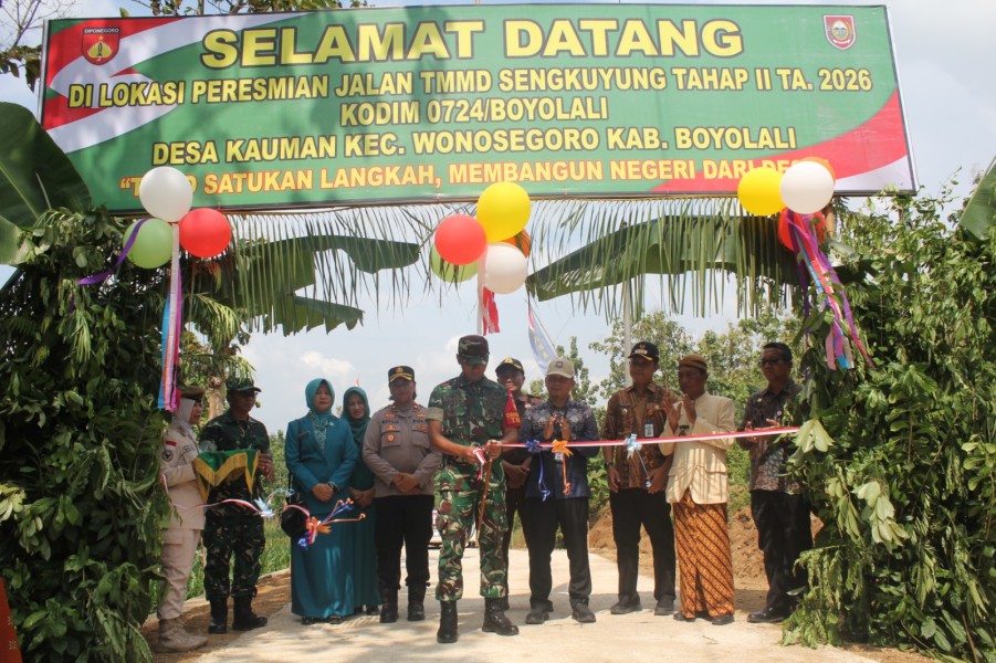 TMMD Ditutup, Semangat Gotong Royong TNI dan Warga Bangun Desa Kian Menguat