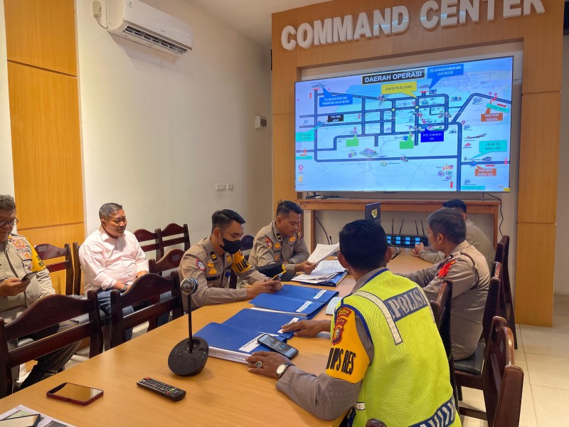 Polda Riau Laksanakan Asistensi dan Supervisi Ops Lancang Kuning 2026 di Polres Dumai, Karoops Cek Pos Terpadu dan Imbau Pemanfaatan Call Center 110