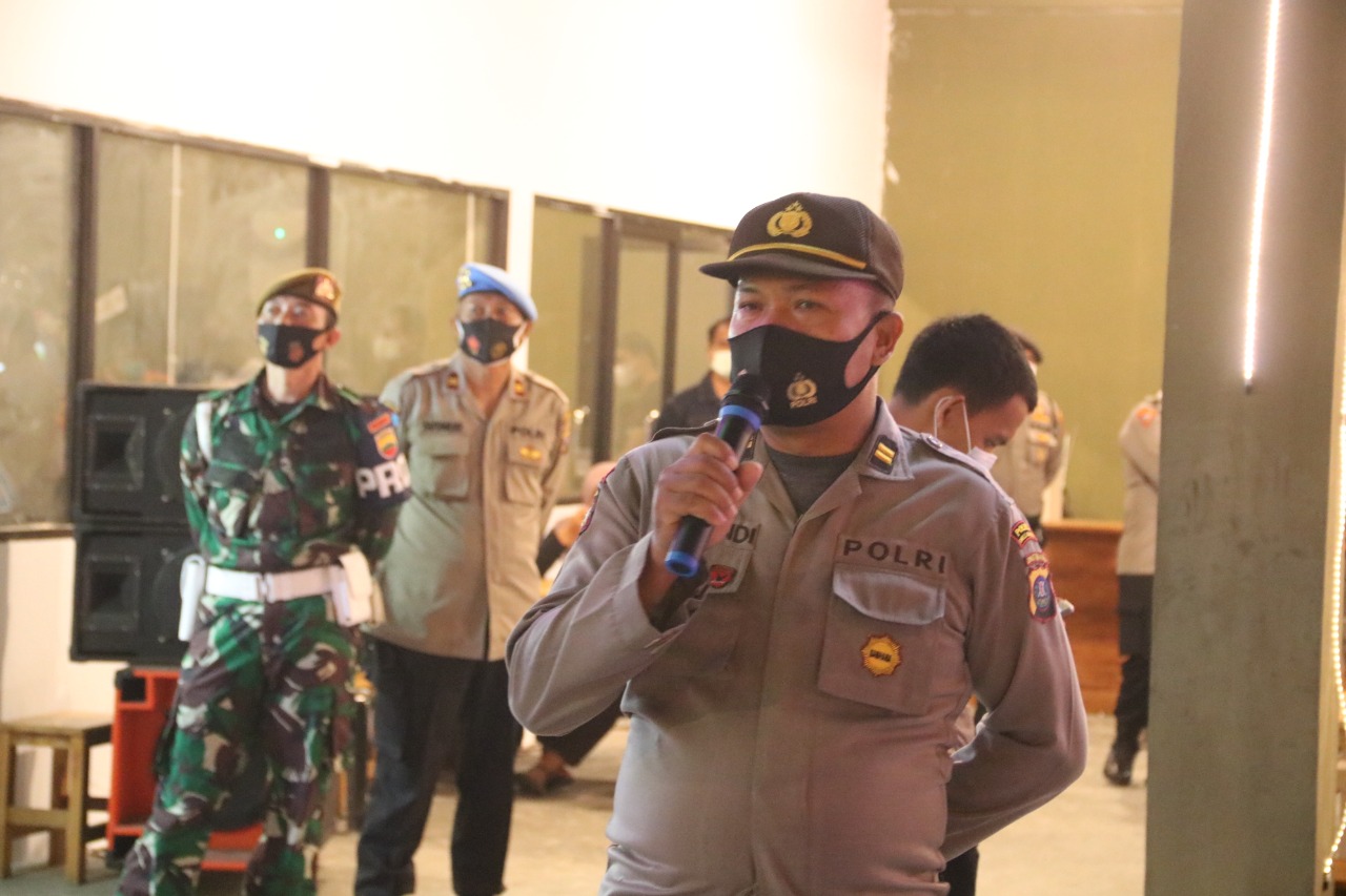 Antisipasi covid-19, Polresta Deli Serdang Gelar Patroli Gabungan TNI/Polri