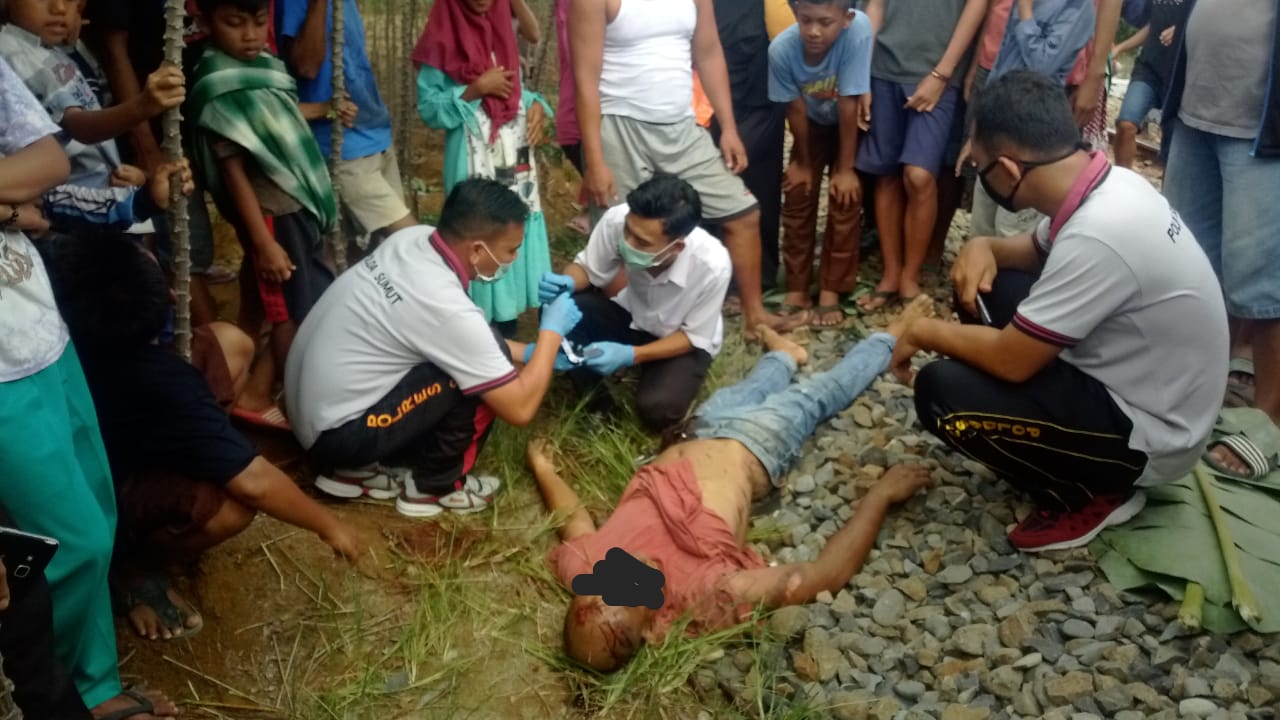 Bere Warga Firdaus Sergai di Hantam Kereta Api Diduga Bunuh Diri