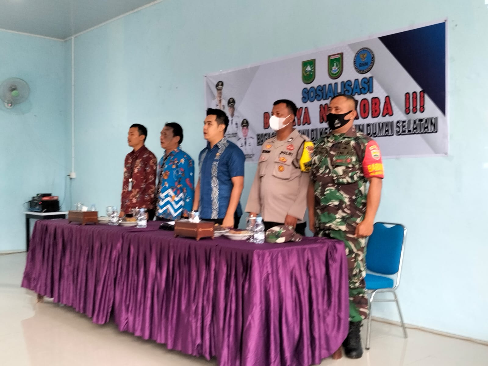 Kec. Dumai Selatan Gandeng BNNK Sosialisasi Bahaya Narkotika